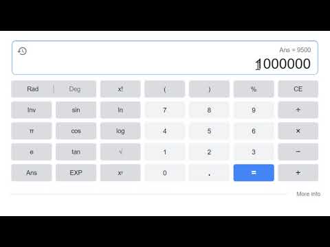 How much 1000 Make a Million?