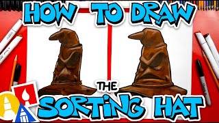 How To Draw Sorting Hat From Harry Potter