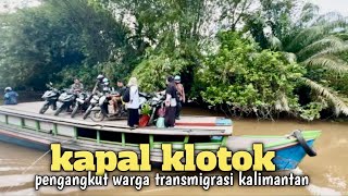 The sensation of riding a klotok boat, a traditional form of transportation for the people of Kal...