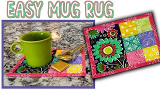 Sew a Fun Mug Rug in Minutes! | Easy Tutorial | The Sewing Room Channel