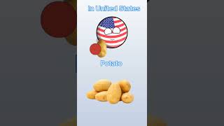 What is potato called in different countries? #countryballs #potato #countryhuman.