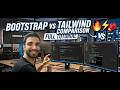 Bootstrap vs Tailwind CSS: I Built the Same Website Twice