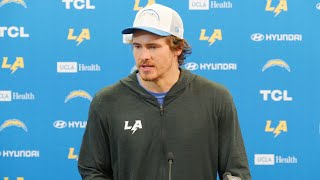 Justin Herbert Postgame Press Conference vs Panthers | LA Chargers