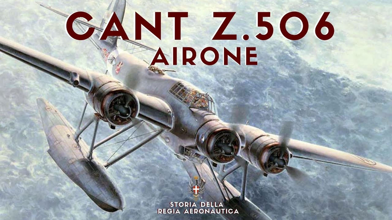 The Best SEAPLANE Of WW2: CANT Z.506 Airone - YouTube