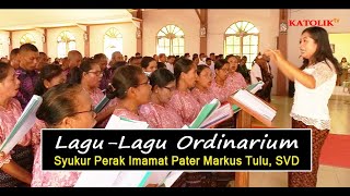 Lagu-lagu Teduh Ordinarium👉Koor Syukur Perak Imamat Pater Markus Tulu di Ngalupolo, Ende-Flores