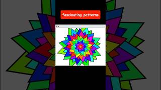 Stained Glass Patterns with Scratch Coding #scratch #scratchtutorial #scratchprogramming #shorts