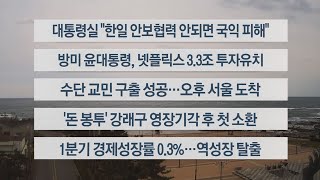 [이시각헤드라인] 4월 25일 뉴스센터12 / 연합뉴스TV (YonhapnewsTV)