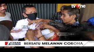 Jelang PSBB DKI, Pemkot Jakpus Bagikan Ribuan Masker Gratis