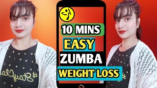 10 Mins Easy Weight Loss Zumba Dance Workout For Beginners At Home ❤️‍🔥 Best Home Workout For women