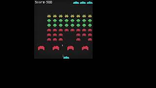 space invaders in Python and Pygame!
