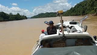 Sibu to Kapit boat on Rajang River