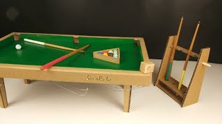 How to make Snooker Table Game From Cardboard At Home Amazing