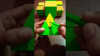 Epic Pyraminx Rubik's cube solver by AI❗😱🤩 #viral #rubikscube #shorts 😊😊