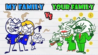 MY FAMILY VS YOUR FAMILY | Max Chose Poorly | Max's Puppy Dog Cartoon @MaxsPuppyDogOfficial