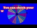 how to create spinning wheel using picker wheel.com