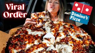 I Tried the VIRAL Domino’s Pizza Order! Worth the Hype?