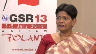 GSR13: Dr Vijayalakshmy Gupta, Member, Telecom Regulatory Authority of India (TRAI) - Interview
