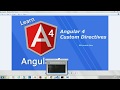 Angular Custom Directives (Angular 4) - #4