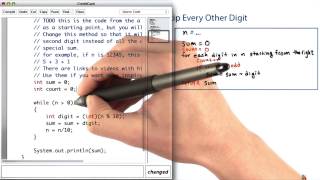 Sum Every Other Digit - Intro to Java Programming