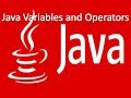 8. Java Variables and Operators