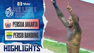 Highlights - Persija Jakarta VS Persib Bandung | BRI Liga 1 2023/24