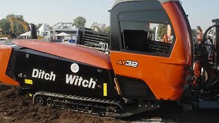 Ditch Witch AT32 HDD with huge power increases [unveiled at The Utility Expo 2021]