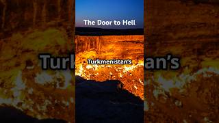 The Door to Hell, Turkmenistan’s Fiery Wonder #travel #nature #adventure