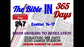 Day 247 Read the Bible in 365 Days. The rewarding daily journey of reading through the Bible!