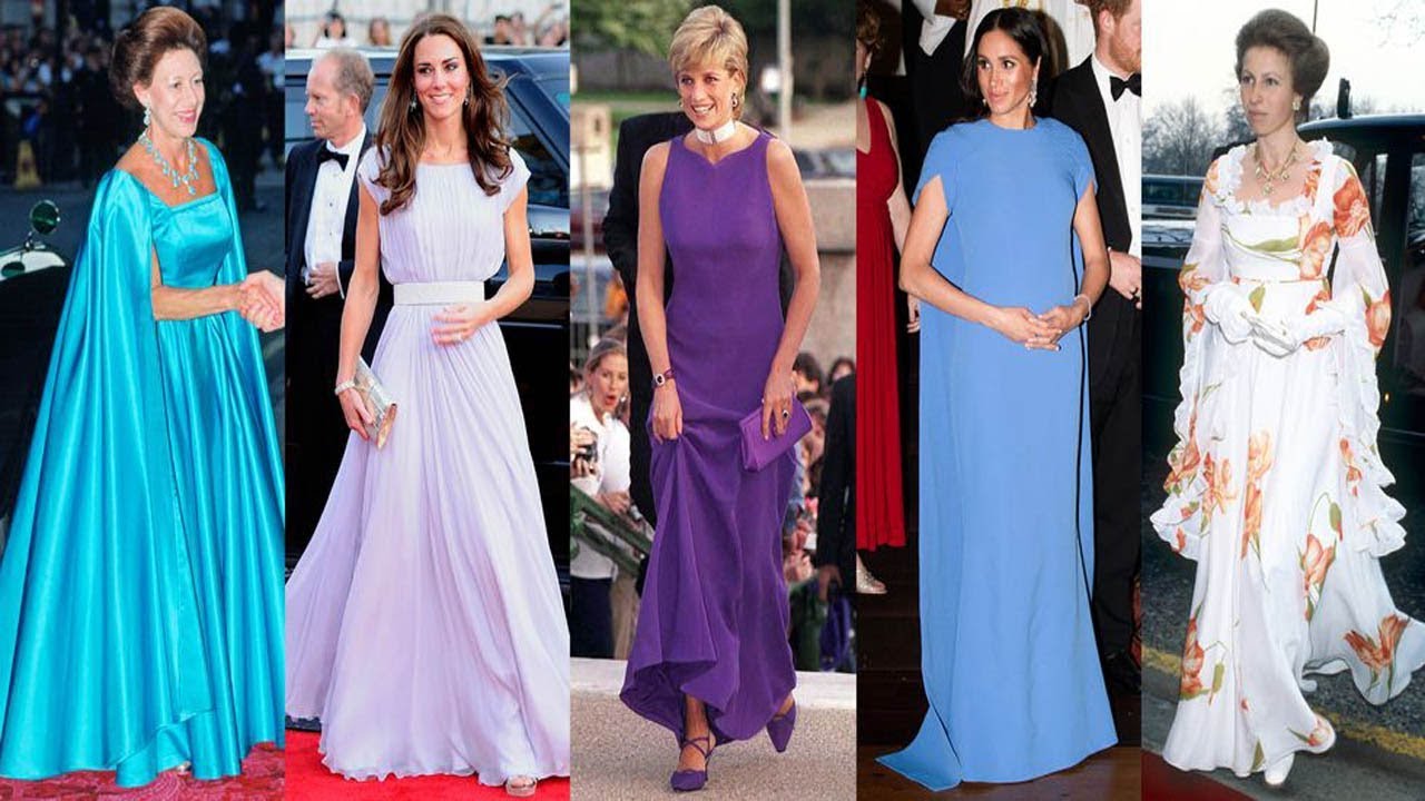 The 50 Greatest Gowns Ever Worn By A Royal - YouTube