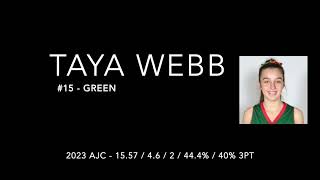 Taya Webb 2023 AJC Highlights  HD 720p