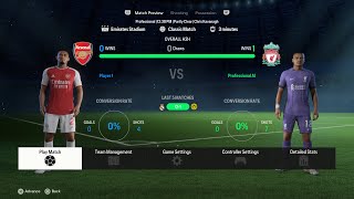 FC24 | Liverpool Vs Arsenal | Jesus and  Skills |EPL #ps5 #skills #goals #ps4 #rma #manunited