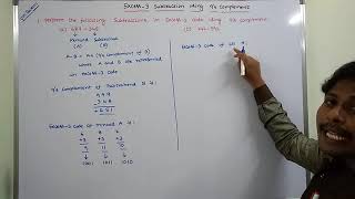 PART-1: EXCESS-3 SUBTRACTION USING 9'S COMPLEMENT | EXCESS-3 SUBTRACTION | DLD | STLD |
