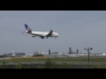 ✈2×b747 delta u0026 united smooth landing @narita airport rwy16r（成田空港 wx970m）