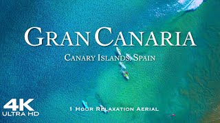 [4K] GRAN CANARIA 🇪🇸 Relaxation Drone Aerial Film of Canary Islands | Las Canarias Spain España