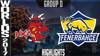 Hong Kong Attitude v 1907 Fenerbahce Highlights TIE Breaker S7 Worlds 2017 Play in Group D HKA vs FB