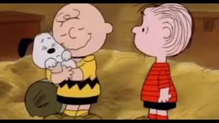 If you're having a bad day, here's Charlie Brown meeting Snoopy for the first time, 1950