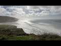 high surf warning san gregorio beach dec 28th 2023 20ft waves a little further north