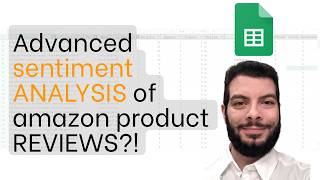 Advanced sentiment analysis of amazon product reviews with google sheets