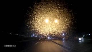 雨夜の道道100号函館産業道路20160608