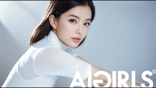 【Al ART 4K】Japanese Lookbook AI Model | Studio Photography | AIGIRLS