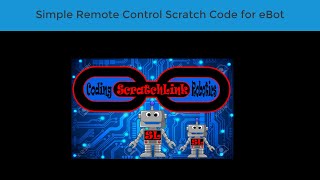 Simple Scratch Remote control for eBot