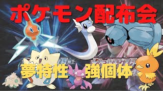 夢特性！ミニリュウ！キノココ！グライガー！イーブイ！トゲピー等孵化余り配布【ダイパリメイク】【ポケモンBDSP】