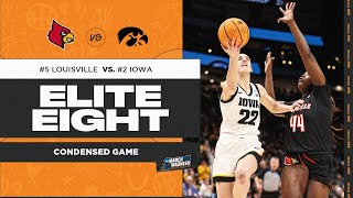 Iowa vs. Louisville - Elite Eight NCAA tournament extended highlights