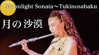 月光～月の沙漠 リサイタル本番映像〜Moonlight Sonata～Tukinosabaku MISAOFLUTE 波戸崎操with ウード