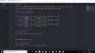 5. Insert Multiple Records Into Mysql Using PHP PDO