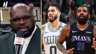 Shaq & NBA TV crew REACTION to Celtics vs Mavericks Game 1 Highlights