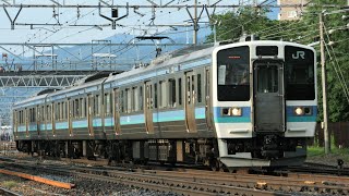 JR211系N314/N605編成 444M/441M 普通 甲府/松本行き JR中央本線 平田～南松本 区間