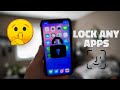 How to Lock ANY iPhone Apps with PASSCODE / FACE ID / TOUCH ID on iOS 14