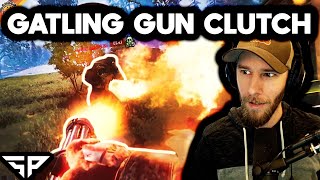 Gatling Gun Clutch ft. HollywoodBob - chocoTaco SUPER PEOPLE Gameplay