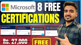 8 Free Microsoft Certification Courses | Age 14 above | Free Courses by Microsoft Skill For Students